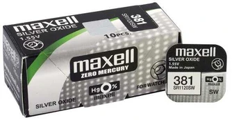 Maxell 381 (SR1120SW) baterijos 1 vnt.
