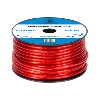 Cabletech Automobilio kabelis 12Ga OD4.5mm CU+AL 25m