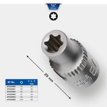 Šešiakampio lizdo komplektas KS TOOLS BT020960