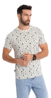 Vyriški baltos spalvos marškinėliai Authentic