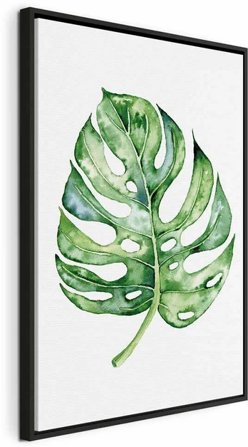 Artgeist Paveikslas - Watercolor Monstera (1 Part) Vertical