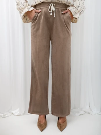 Italy Moda Kelnės-IR-SP-YV5381.12-smėlio spalva