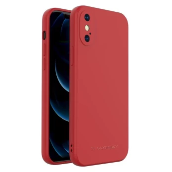 Dėklas Wozinsky Color Case silikonas iPhone XS Max Raudonas