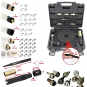 Rim lock removal set, 15 pcs, KS Tools kaina