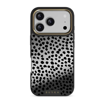 Almond Latte - Cute iPhone 17 Pro Case, Elite Mirror (MagSafe) / Gold