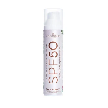 Cocosolis SPF 50 natūralus apsauginis losjonas nuo saulės 100 ml