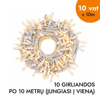 Girlianda 100 m PROLED balta