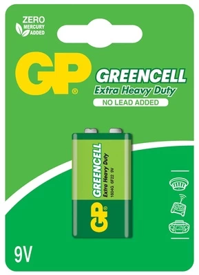 Elementai GP Batteries GPPVCF9VG006, 6F22, 9 V, 1 vnt.