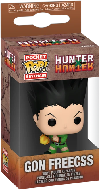 FUNKO POP! Raktų pakabutis: Hunter x Hunter - Gon Freecss