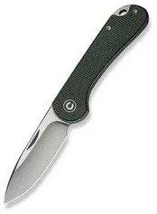 CIVIVI Elementum Slip Joint Žalias Micarta peilis