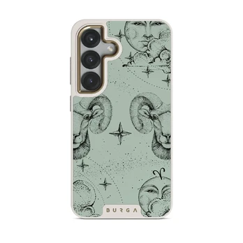 Aries - Samsung Galaxy S25 Case, Elite Light (Magnetic) / Gold / Turquoise