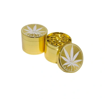 Gold Leaf Grinder Mini - 4 Dalių Metalinė Smulkintuvė