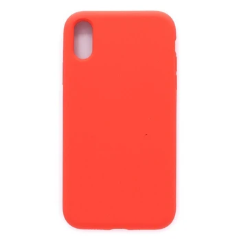 Evelatus Apple iPhone Xs Max Premium Soft Touch silikoninis dėklas, raudonas
