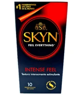 SKYN Intense Feel 10 vnt. dėž. kaina