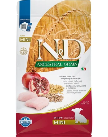 N&amp;D Low Grain Chicken &amp; Pomegranate Mini Puppy 2.5 kg