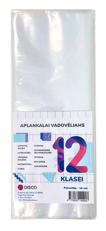 Vadovėlių aplankalai DISCO, 12 klasė