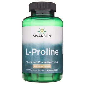 Swanson L-Proline (L-Proline) 500 mg - 100 kapsulių