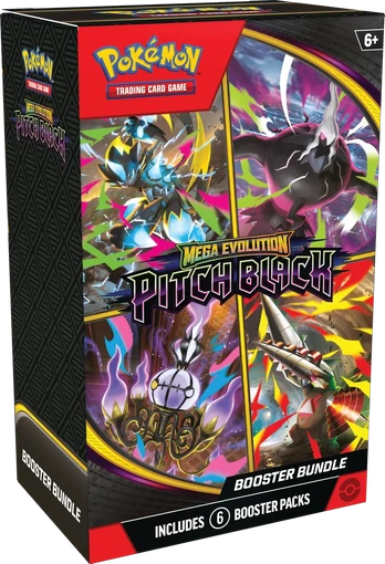 The Pokemon Pokemon TCG: Mega Evolution - Pitch Juodas - Booster Bundle (6 packs)