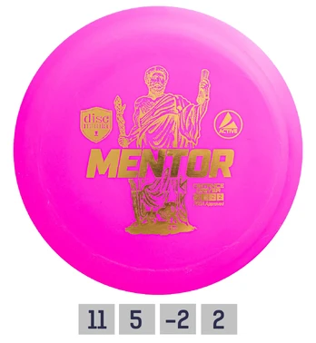 Diskgolfo diskas DISCMANIA Distance Driver MENTOR Active