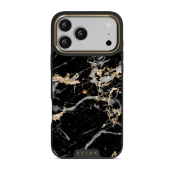 Make A Wish - Gold Marble iPhone 17 Pro Max Case, Elite Dark (MagSafe) / Gold