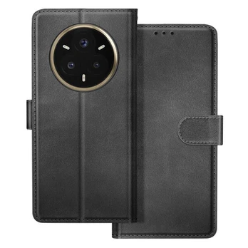 Etui Clapet - Realme - 14 Pro Plus - Juodas - Dirbtinė oda - Vaizdo palaikymas