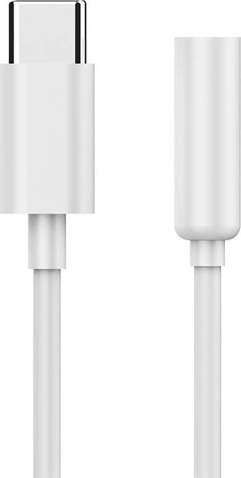 Adapteris audio mini Jack zeński 3.5mm do USB-CM balta Gembird