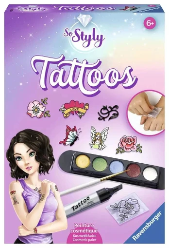 Ravensburger kūrybinis rinkinys „Styly: tatuiruotės“