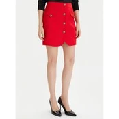 Morgan Mini sijonas 252-JADOR.F Raudona Slim Fit