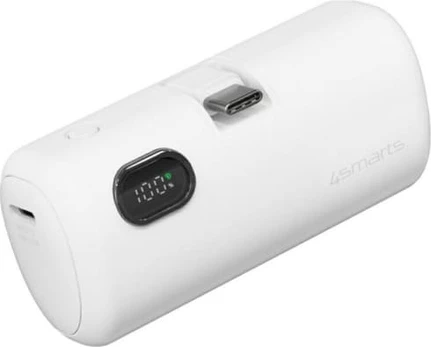 Powerbank 4smarts PicoFold 5000mAh 22.5W balta
