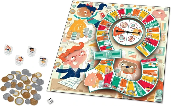 Learning Resources pinigų maišelių monetų vertės žaidimas
