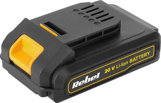 Nuimamas ličio jonų akumuliatorius Rebel RB-2001 20V 2Ah