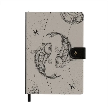 Pisces - Notebook, A5 (14.8 x 21cm) / Lined / Nude
