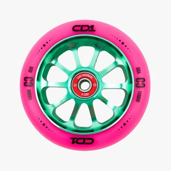 CD1 Pro Scooter Wheel 110mm Teal/Pink