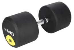 HG PRO 60 KG RUBBER DUMBBELL HMS kaina