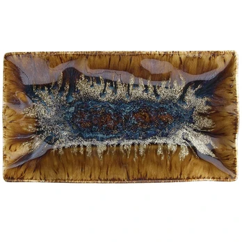 Lėkštė stačiakampė, REEF OYSTER, 30 x 20 x h2,5 cm.