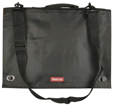 ARISTO Zeichenplattentasche A4 Carry Bag juodas Innen raudona