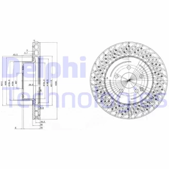Stabdžių diskas DELPHI BG3827