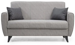 Dvivietė sofa-lova Zaden-Light Grey Šviesiai pilka kaina