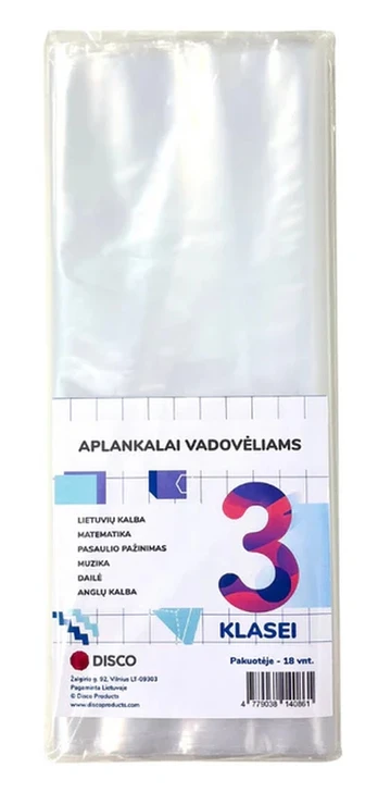 Vadovėlių aplankalai DISCO, 3 klasė