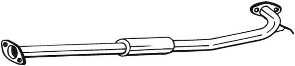 Vidurinis duslintuvas BOSAL 284-259