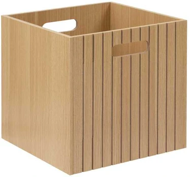 MDF basket with handles TASSO, 31 x 31 cm