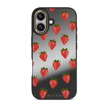 Strawberry Girl - iPhone 17 Case, Elite Mirror (MagSafe) / Gold