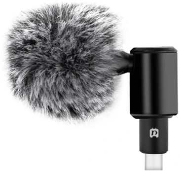 Puluz PU425 1.5 m USB-C prisegamas mikrofonas