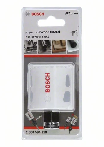 Grąžtas-karūna BOSCH Bi-metal Progressor, 51 mm, UŽS