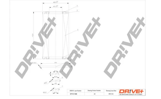 Alyvos filtras Dr!ve+ DP1110.11.0036