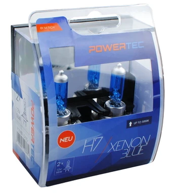 Automobilinės lemputės M-Tech Powertec XenonBlue H7 12V, 2 vnt.