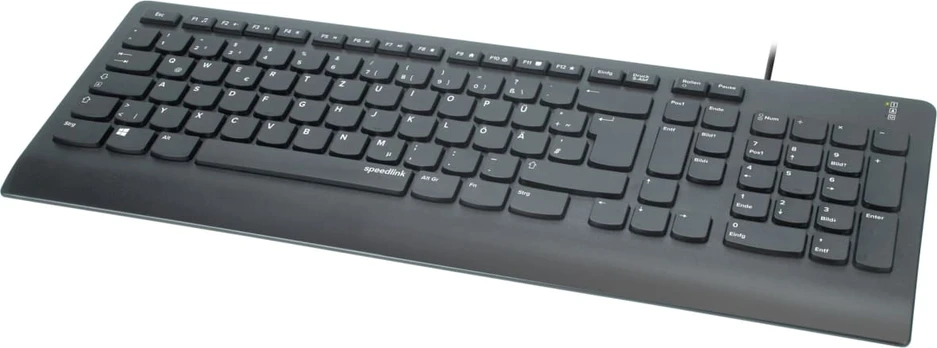 Speedlink - HI-GENIC Antibacterial Keyboard, black - Nordic Layout