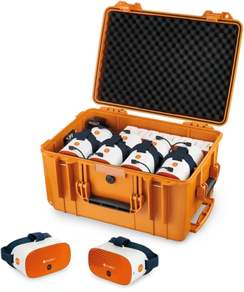 Avantis „ClassVR Xplorer“ 8 dalių rinkinys, įskaitant 8 valdiklius