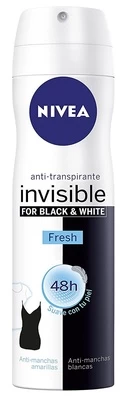 Moteriškas dezodorantas Nivea Invisible For Black & White, 200 ml