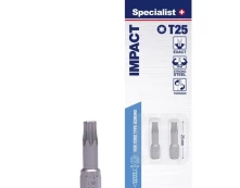Sukimo antgalis SPECIALIST T25, 2 vnt, 25 mm kaina